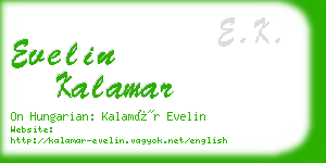 evelin kalamar business card